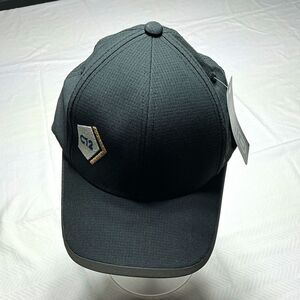OGIO C12 Black Adjustable Strapback Baseball Cap Logo Unisex Adult One Size